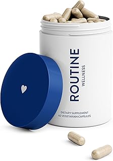 Routine Wellness Hair Growth Supplement – Clinically Proven for Thicker, Fuller Hair – Reduces Wrinkles, Fine Lines – Gluten Free, Ideal for Women & Men with Thinning Hair – 1 Bottle, 30 Day Supply